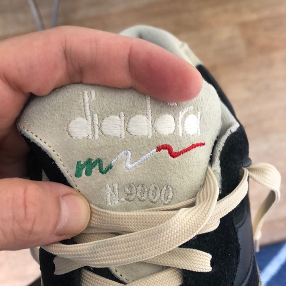Diadora N9000 BLACK VANILLA sz 10 - Picture 5 of 10